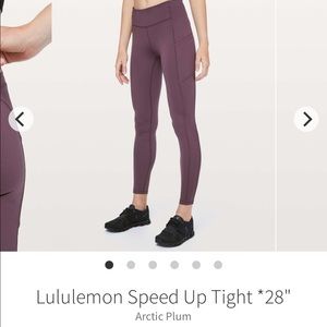 Lululemon speed up tight 28”